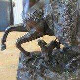 10879-19e-eeuws-brons-edelvrouw-op-paard-4.JPG